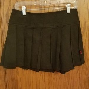 Vintage Royal Bones Pleated Miniskirt